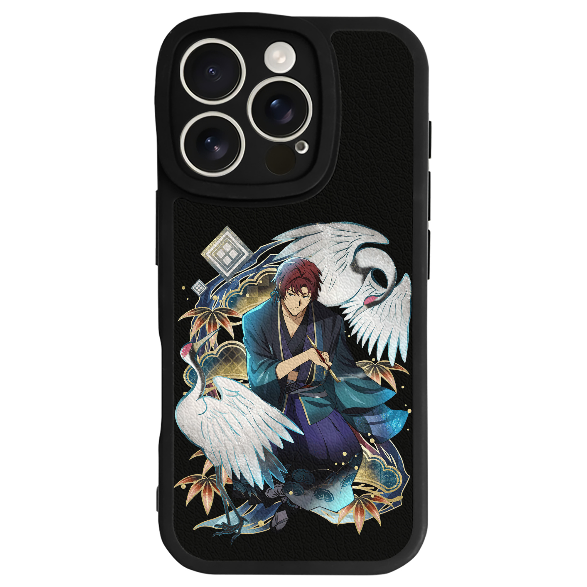 （画像用） 文豪ストレイドッグス Bungo Stray Dogs 【iPhone 16シリーズ対応】シリコンスマホケース（レザー調） 材質：シリコン